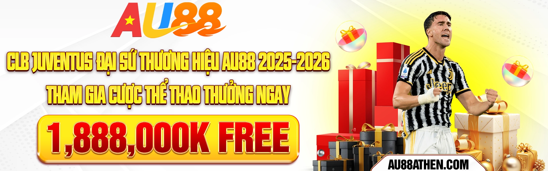 au88 hợp tác với juventus