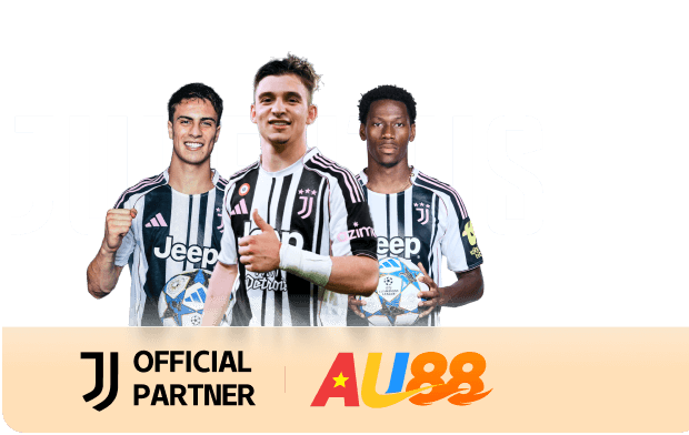 au88 hợp tác với clb junentus